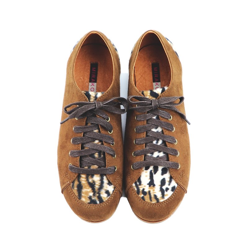 Koi W1066 Leopard - รองเท้าลำลองผู้หญิง - ผ้าฝ้าย/ผ้าลินิน หลากหลายสี