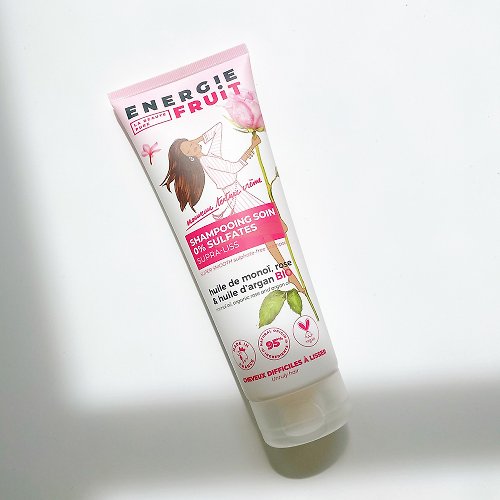 Energie Fruit 玫你不可-玫瑰保濕洗髮乳(適用毛躁蓬亂&過度染燙髮質)