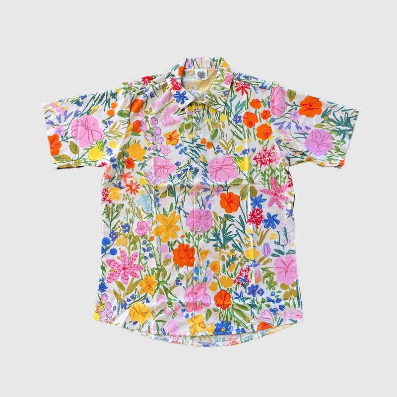 【Ostroy】WILDFLOWER RESORT SHIRT_休閒襯衫 - 腳踏車/滑板/周邊 - 聚酯纖維 多色