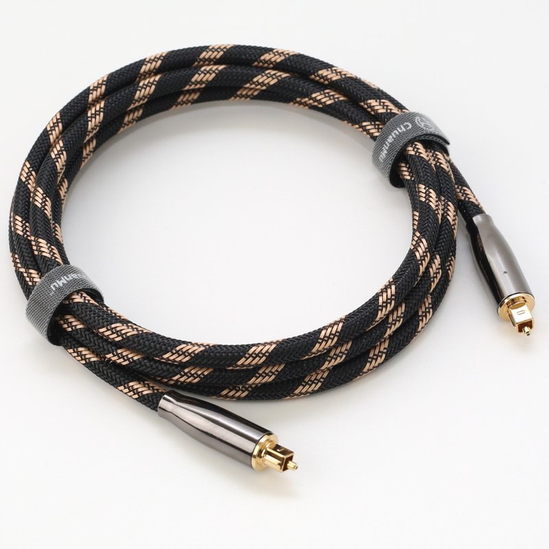 川木W169 專業HIFI光纖音訊線發燒數位spdif方頭對方口 toslink - 科技小物 - 其他材質 