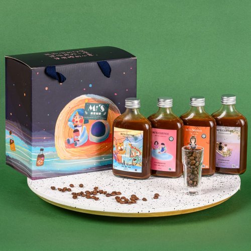 謎思咖啡 【咖啡獨家禮盒】四款獨特風味濃縮 x 200ml
