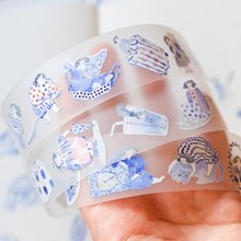 青と白 / マットPETテープ