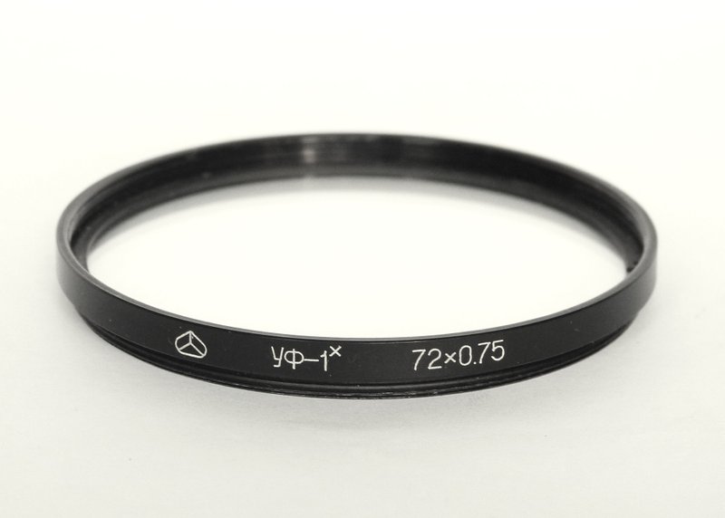 UF-1x UV-1x 72mm ultraviolet lens filter 72x0.75 USSR Arsenal - 相機/拍立得/底片相機 - 其他材質 透明