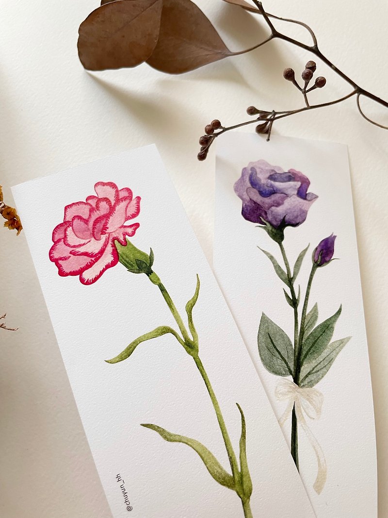 [Unlimited purchase amount] Textured paper flower cards (4 styles) - การ์ด/โปสการ์ด - กระดาษ 