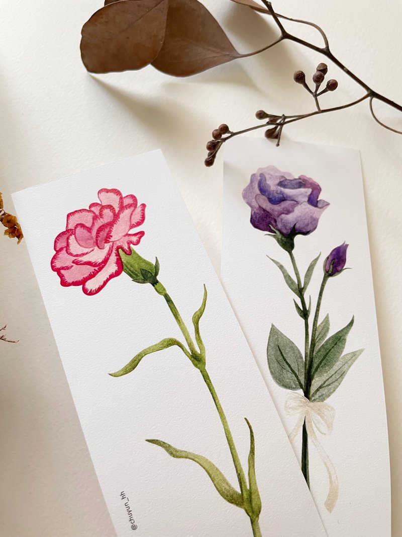 [Unlimited purchase amount] Textured paper flower cards (4 styles) - Cards & Postcards - Paper 