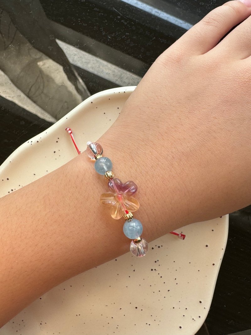 (Customized service) This is Neroli-Children/Baby Design Bracelet Crystal Design Bracelet - สร้อยข้อมือ - คริสตัล ขาว