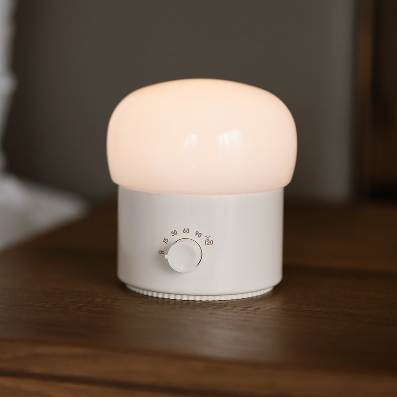 Bubble Night-textured bubble dimming timer night light/ambience light | Birthday gift exchange gift - โคมไฟ - พลาสติก ขาว