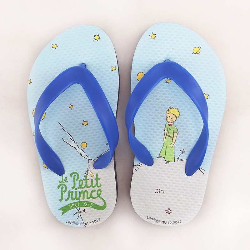 Prince 's classic version of the license - foot and feet slippers (children) 04 - รองเท้าเด็ก - ยาง สีน้ำเงิน