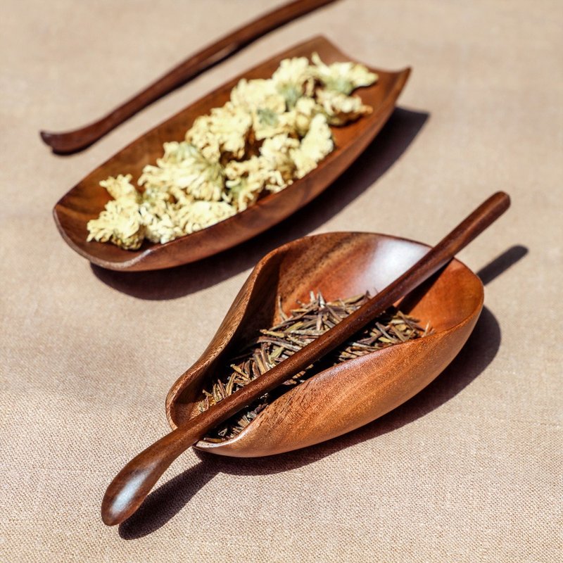 黑胡桃茶道二件組 - 茶壺/茶杯/茶具 - 木頭 