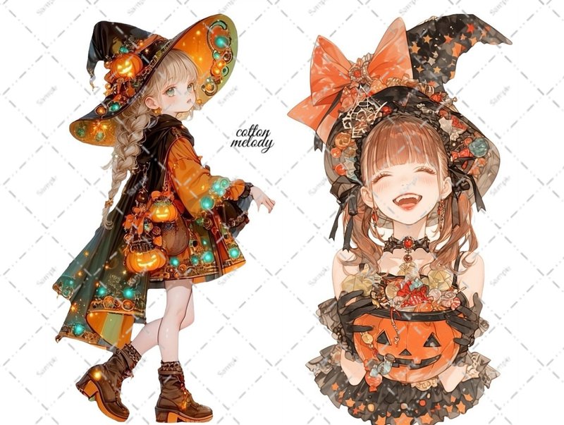 original sticker no.6850 人物ステッカー オリジナルステッカー 人物ステッカー 女の子ステッカー オリジナル人物ステッカー - 貼紙 - 紙 
