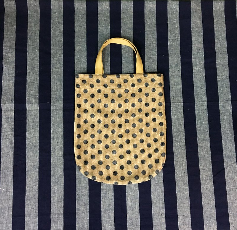 Little small round wool bag khaki - Handbags & Totes - Polyester Khaki