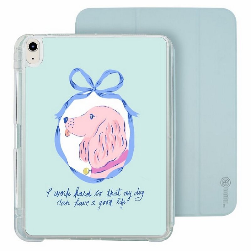 Work Hard For My Dog iPad Air/pro 2024 Detachable Clear Case Folio Case - Tablet & Laptop Cases - Plastic Multicolor