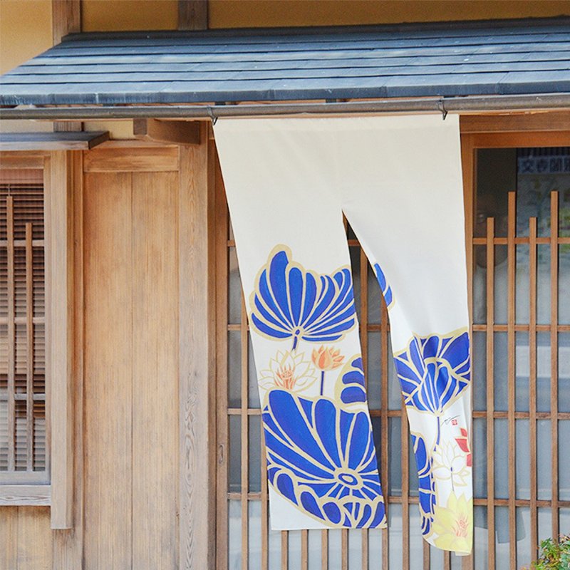 Hanma Ren - LAND of HAPPINESS - Doorway Curtains & Door Signs - Polyester Blue