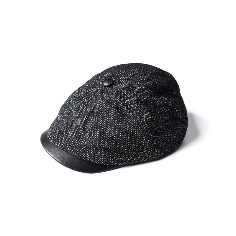 Hunting Cap(Kids) - 人字紋 Herringbone - 帽子 - 棉．麻 