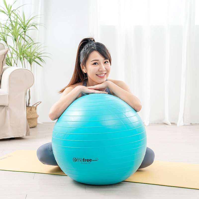 Comefree Yoga Resistance Ball (65cm) Turquoise Green Made in Taiwan - อุปกรณ์ฟิตเนส - พลาสติก สีเขียว