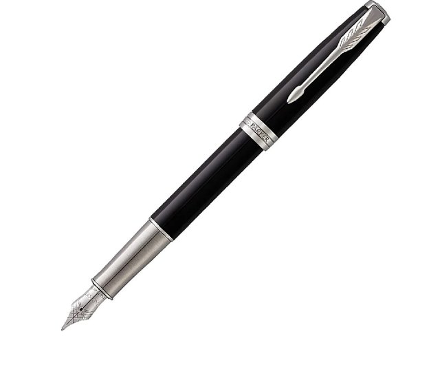 PARKER パーカー 18Kゴールドシリーズ Liya 白黒クリップ Fチップ