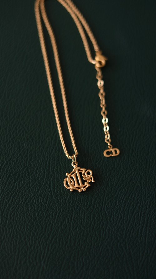 Pattern Vintage Christian Dior Necklace古董飾品/項鍊/首飾/復古/中古
