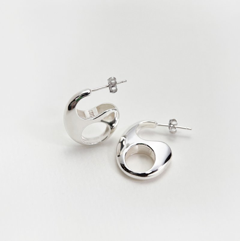 FREYA pig nose earrings - Earrings & Clip-ons - Sterling Silver 