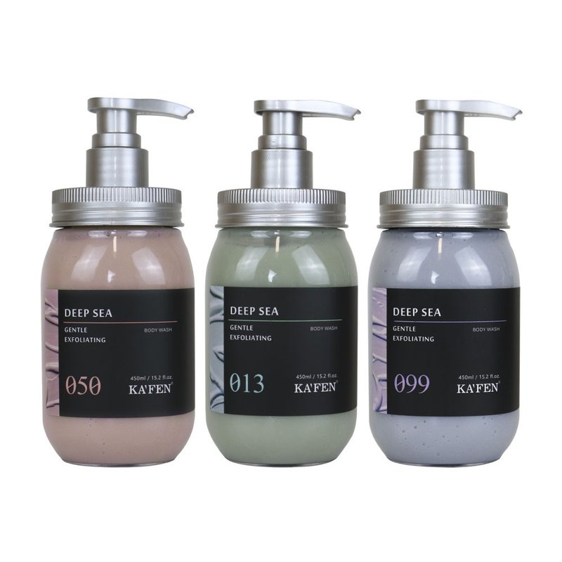 KAFEN│2 pack sea mud SPA shower gel series 450ml - Body Wash - Other Materials Multicolor