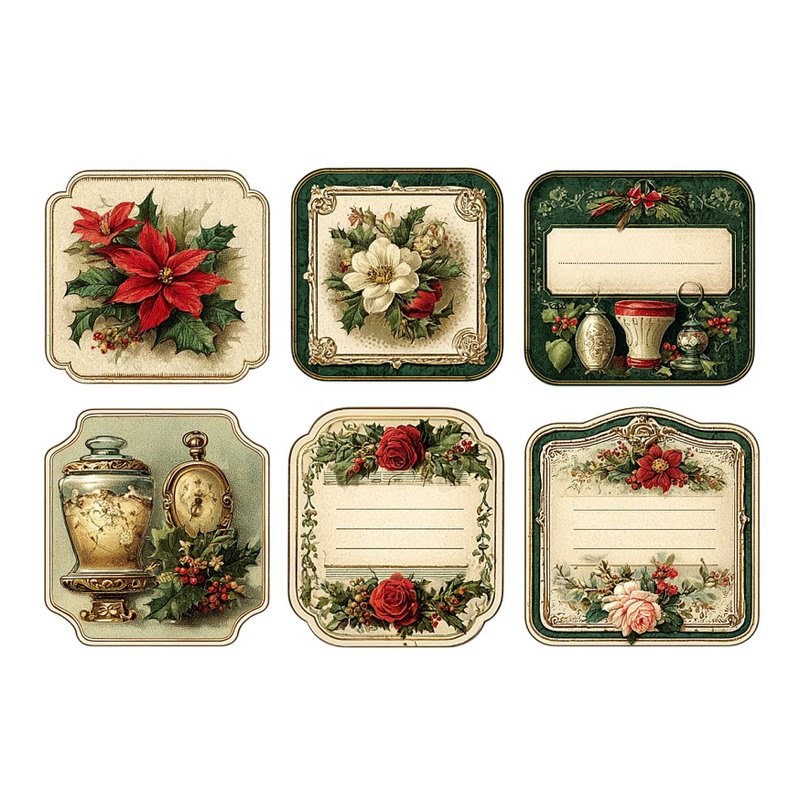 【10月新作3】20-104-0025　チョキペーパー・コラージュ素材 - 貼紙 - 紙 