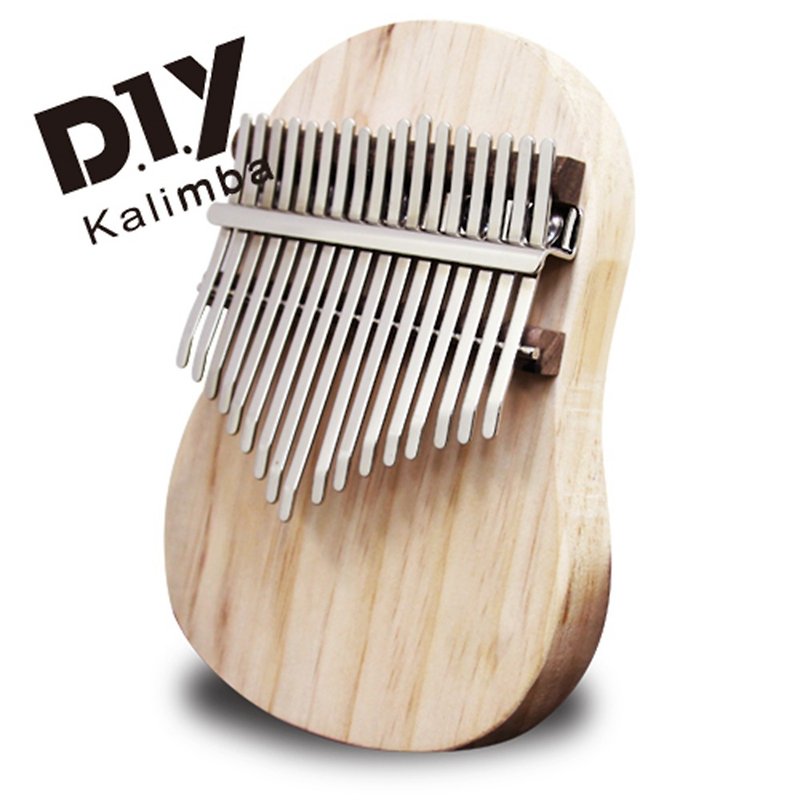 DIY musical instrument hand-made plain face can be painted plate type Kalimba tumbler thumb piano material package gift