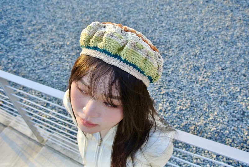 Starry Night Production/001 Knurling—Half Round Hat - Hats & Caps - Cotton & Hemp 