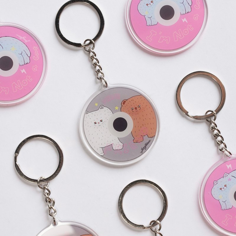 HanHan CD style keychain - ที่ห้อยกุญแจ - พลาสติก 