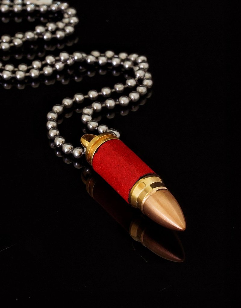 Bullet Necklace B-6 - Necklaces - Stainless Steel 