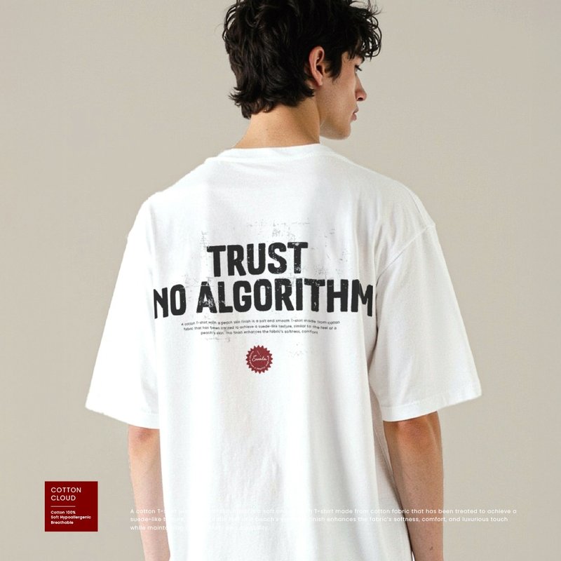 เสื้อยืดโอเวอร์ไซส์ Essala T-Shirt Oversized (M) | Urban Soul - 男 T 恤 - 棉．麻 