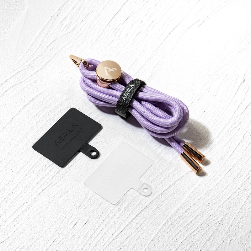NORE strap mobile phone rope / pink series / Purple purple - Phone Accessories - Nylon Purple