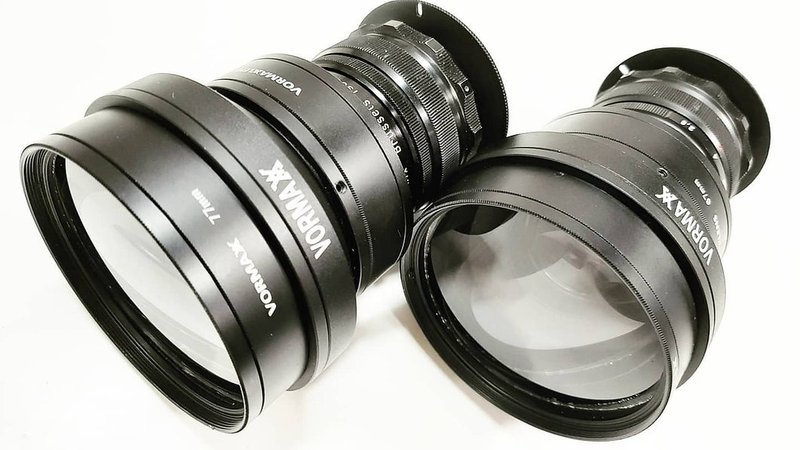 Anamorphic lens Vormaxlens 35 mm 2.8 rev.2 s35 1.3x DX - Cameras - Other Metals Black