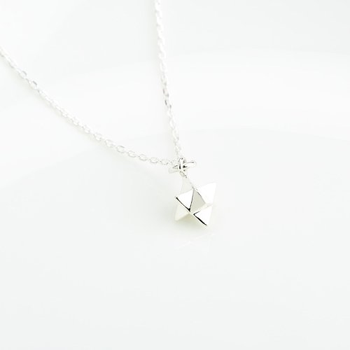Angel & Me 珠寶銀飾 幾何 能量 梅爾卡巴 魔卡巴 s925 純銀 多面體 項鍊 禮物