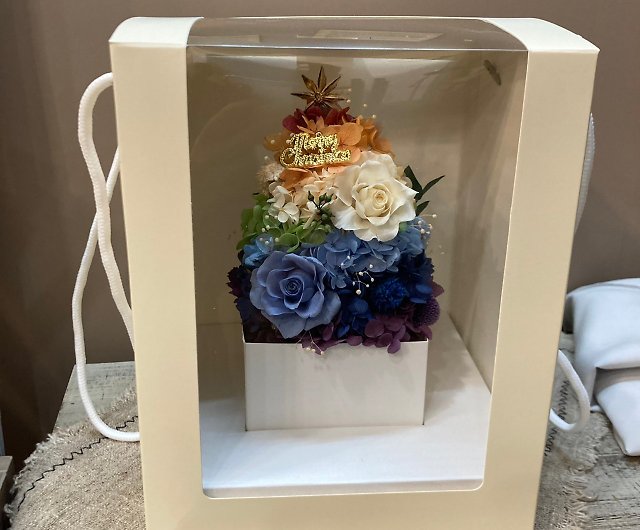 Dried Flowers Bouquets, Small Wooden Boxes For Flower Arrangements