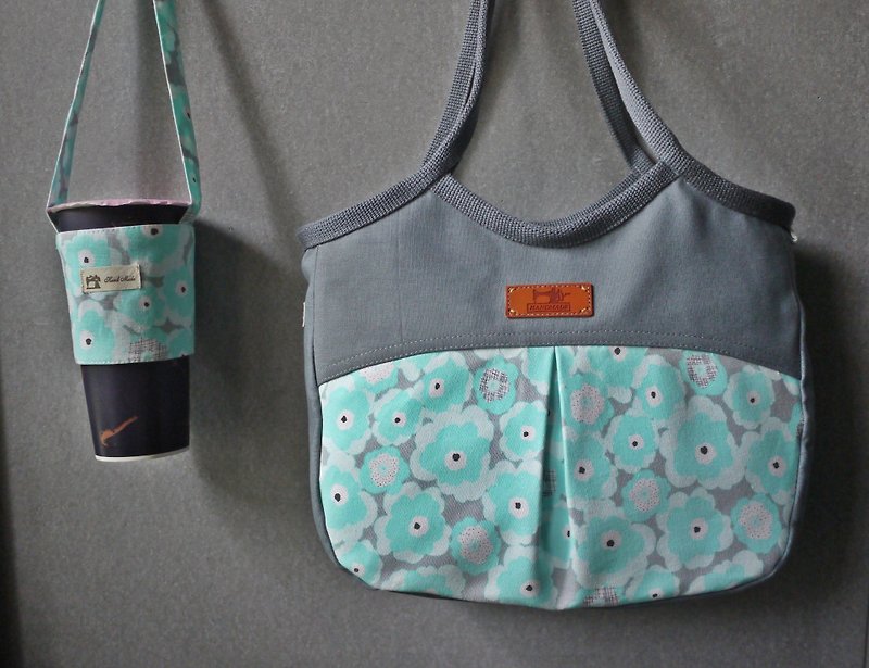 Free gift preferred poppy shoulder bag + same drink bag 1+1 special subscript area - Handbags & Totes - Cotton & Hemp 