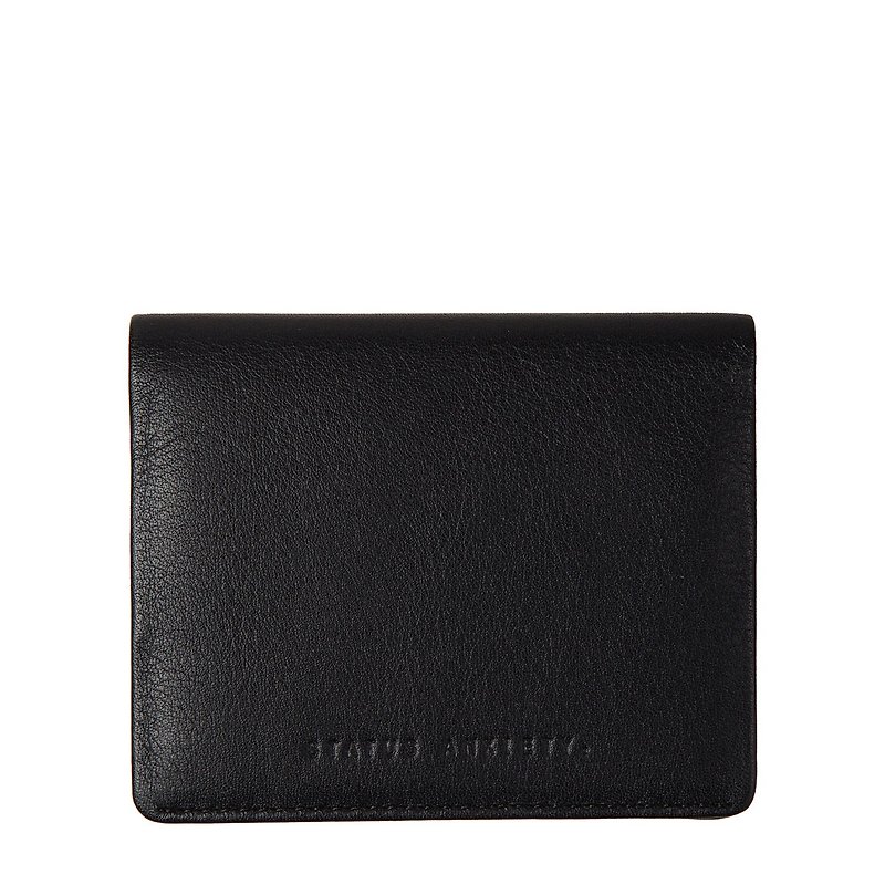 LENNEN Card Holder_Black /Black - Wallets - Genuine Leather Black