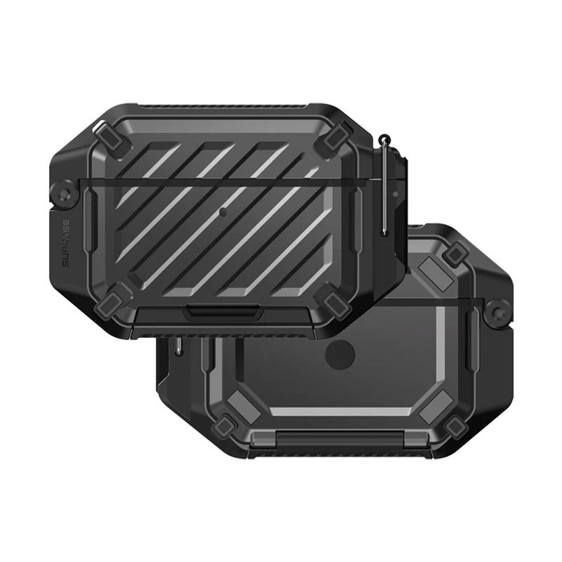 SUPCASE AirPods Pro 1/2代 (2023/2022/2019)全包式防水保護殼 - AirPods/耳機保護套 - 塑膠 黑色