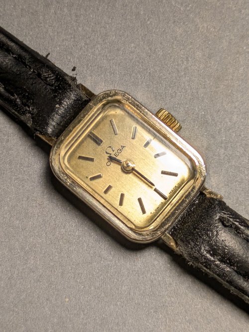 SAGW Omega 手上鍊機械錶 長方古董錶 vintage watch