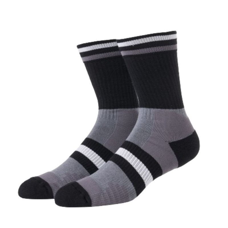 Antao Pro Compression Basketball Socks - Set of 3 Pairs - Socks - Cotton & Hemp Gray