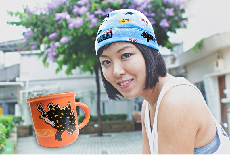 (組合優惠)海底青娃魚潛水料帽子, 陶瓷咖啡杯150ml - 帽子 - 其他材質 藍色