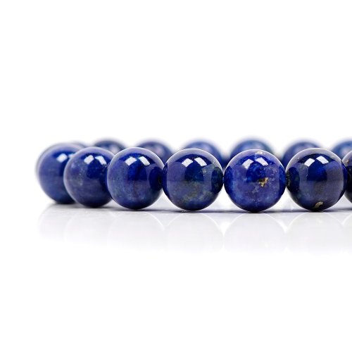 ラピスラズリ ブレスレット Zhengjia Jewelry] ラピスラズリ ディープシーブルー 10.4-10.7