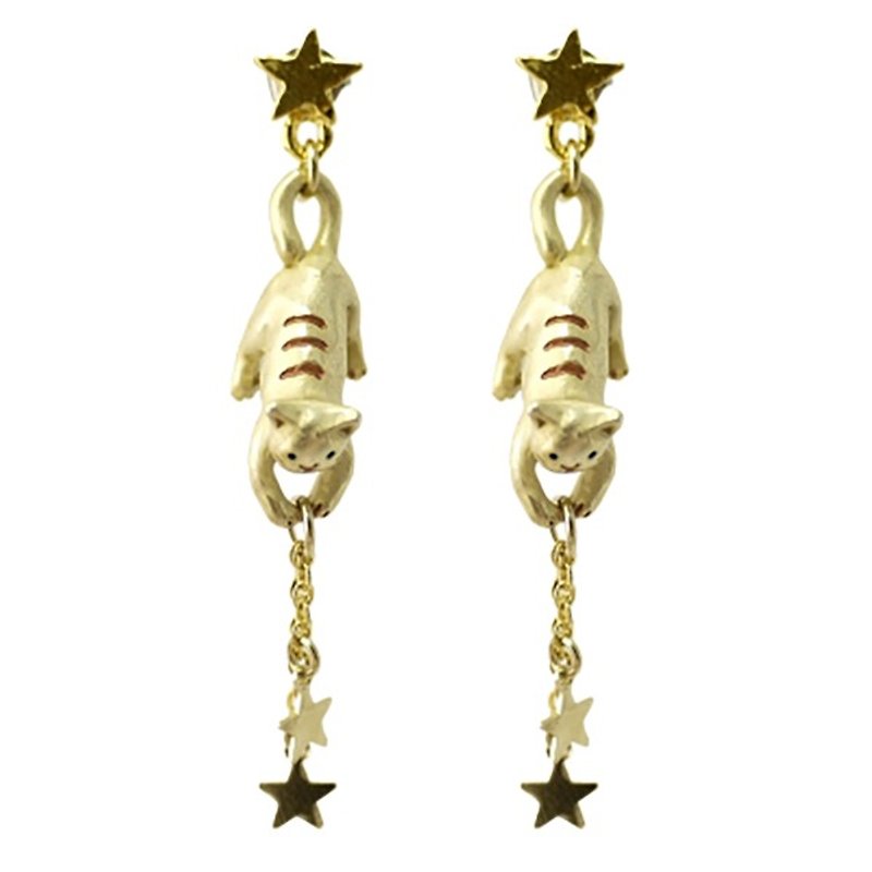 Catching Star Star Catch / Earrings PA347 - Earrings & Clip-ons - Other Metals Gold