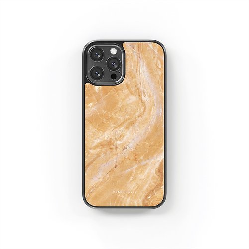 ReNewCases 環保 再生材料 iPhone 三合一防摔手機殼 橙色大理石紋