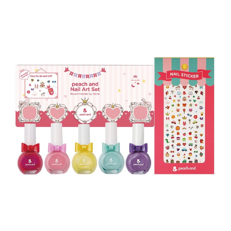 Korea [peachand] children's water-soluble finger paint set (with rings) 6-pack - Classic Candy House - อื่นๆ - วัสดุอื่นๆ หลากหลายสี