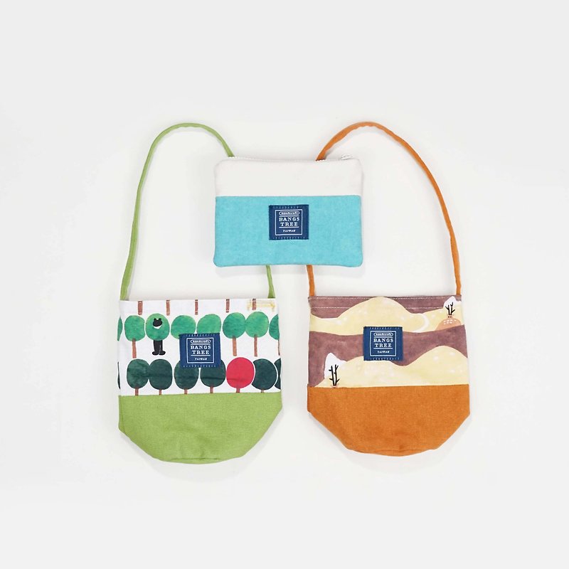 [Anniversary-Goody Bag]-Free to match small items with 3 items - กระเป๋าถือ - ผ้าฝ้าย/ผ้าลินิน ขาว