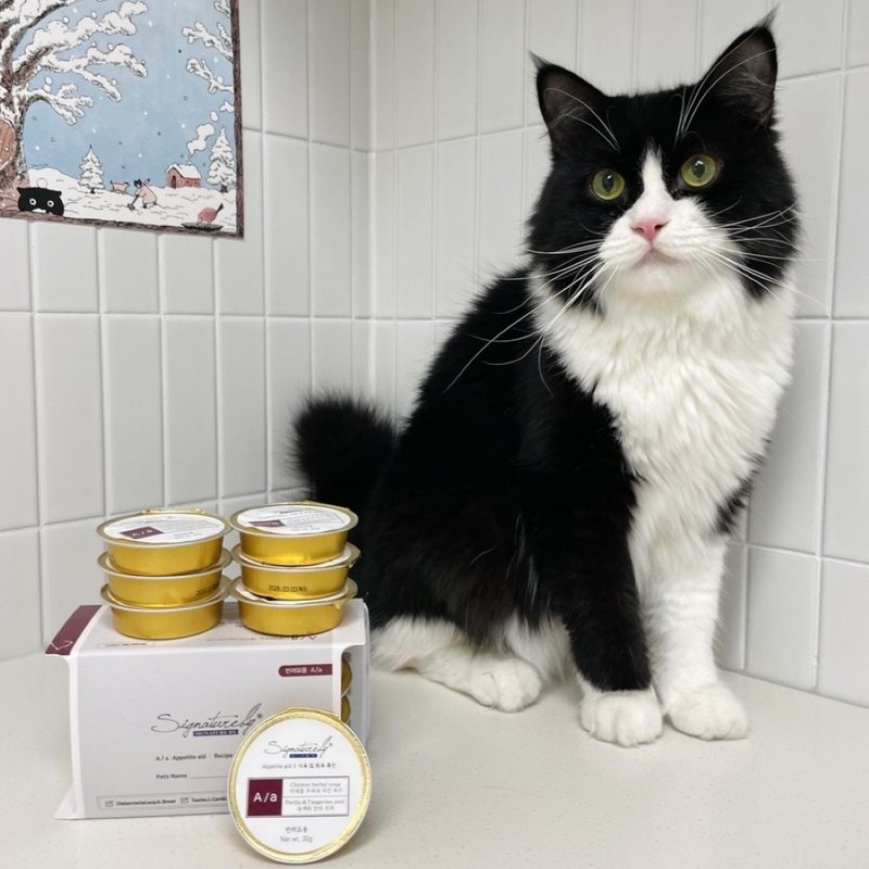 猫用 A/a偏食名家ミニゴールド缶 食欲増進 30gX8 ゲル化剤・乳化剤不使用 - 猫用ウェットフード・缶詰 - その他の素材 ホワイト