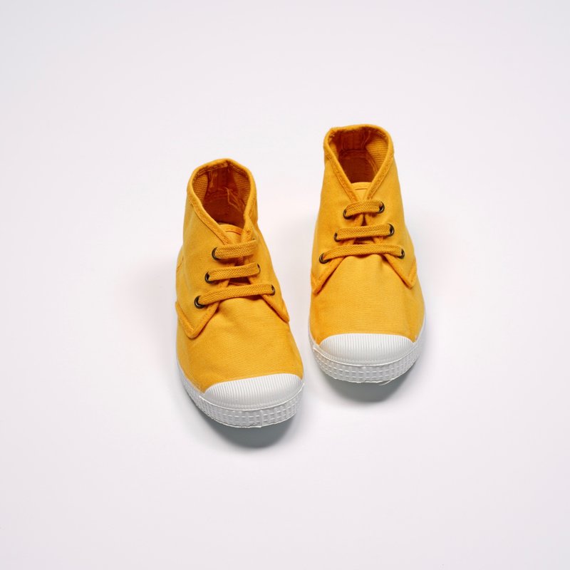 西班牙帆布鞋 CIENTA 60997 64 芥末黃 經典布料 童鞋 Chukka - 男/女童鞋 - 棉．麻 黃色