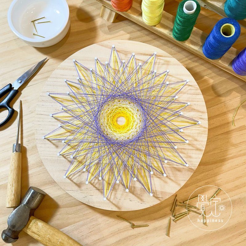 Stringart 藝術作品 - 擺飾/家飾品 - 其他材質 多色