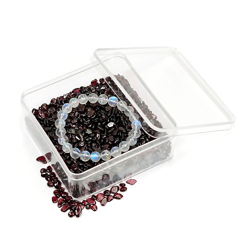 正佳珠寶 Gemsrich Jewelry 【正佳珠寶】石榴石 消磁淨化水晶方盒 水晶消磁盒