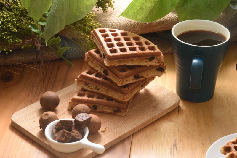 Frozen brown sugar longan waffles/box - เค้กและของหวาน - อาหารสด 