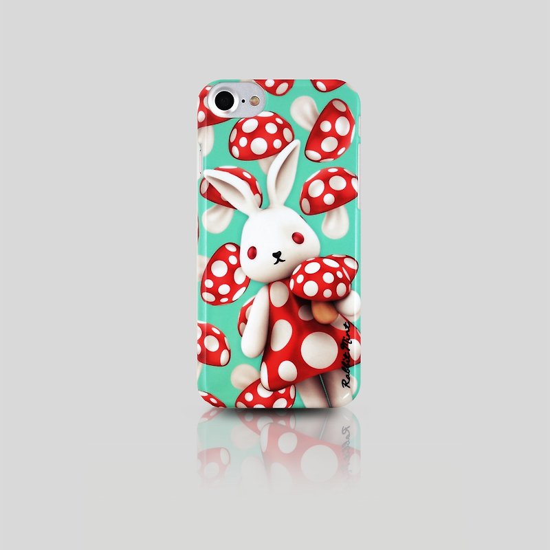 (Rabbit Mint) Mint Rabbit Phone Case - Mushroom Series Merry Boo - iPhone 7 (M0005) - Phone Cases - Plastic Blue